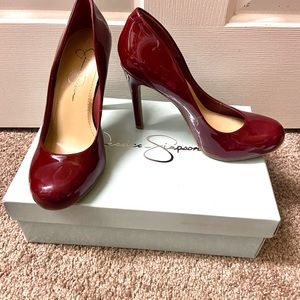 *NEW IN BOX* Jessica Simpson Ruby Patent “Calie” heels sz 7